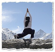 Елена Морозова - инструктор йоги (Индия 2008: Перевал Ротанг 4300м)