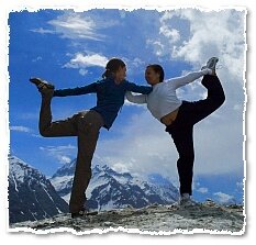 Елена Морозова - инструктор йоги (Индия 2008-Перевал Ротанг 4300м)
